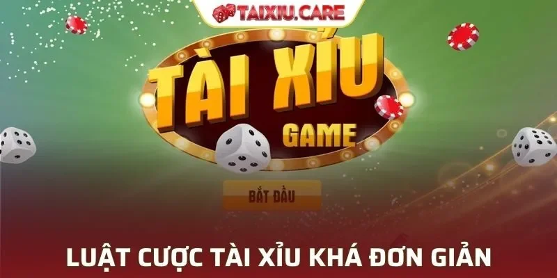 Luật tham gia cược tài xỉu trực tuyến khá đơn giản