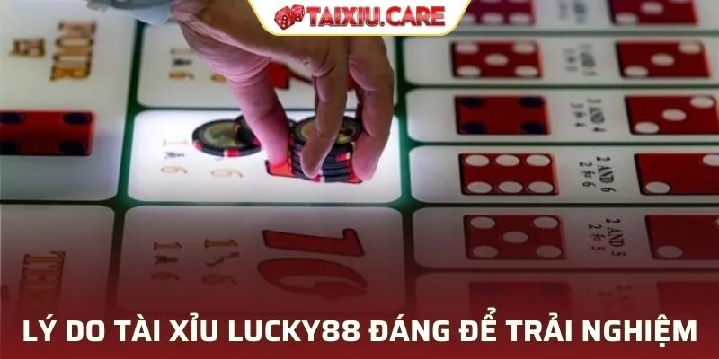 Lý do nên trải nghiệm tài xỉu LUCKY88
