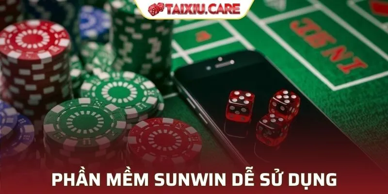 Phần mềm Sunwin dễ sử dụng